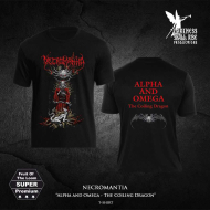 NECROMANTIA Alpha And Omega – The Coiling Dragon SHIRT SIZE XXL , PRE-ORDER